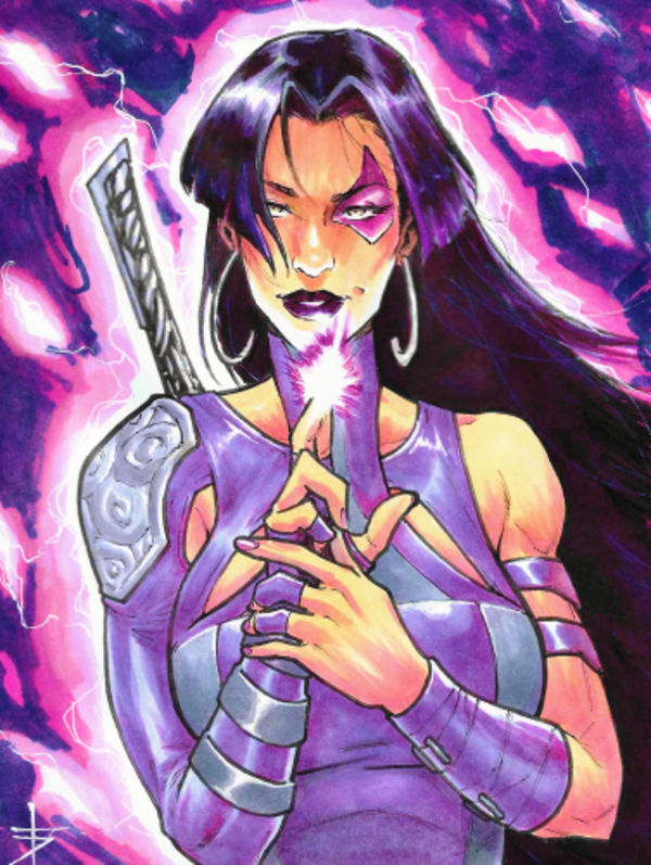 Image for Psylocke Bust Original Art