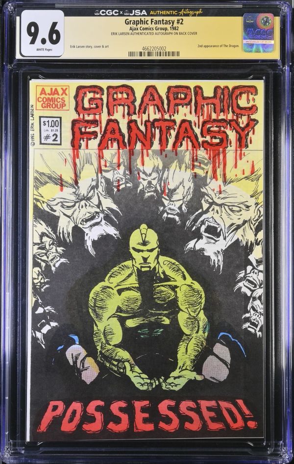 Image for Graphic Fantasy #2 CGC 9.6 Signed by Erik Larsen
