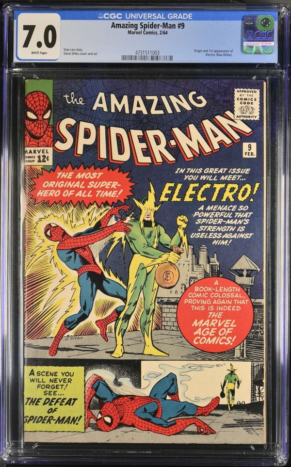Image for Amazing Spider-Man #9 CGC 7.0