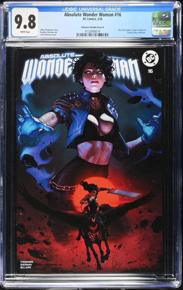 Image for Absolute Wonder Woman #16 Talavera Variant CGC 9.8
