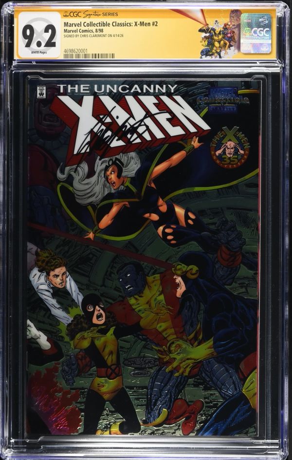 Image for Marvel Collectible Classics: X-Men #2 CGC 9.2 Signed by Chris Claremont