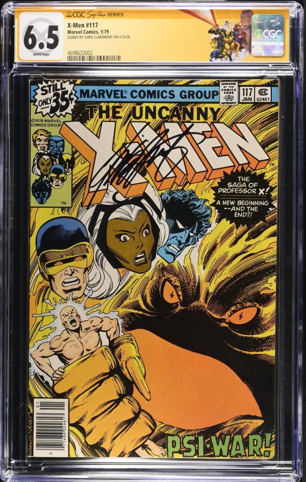 Image for X-Men #117 CGC 6.5 Signed by Chris Claremont