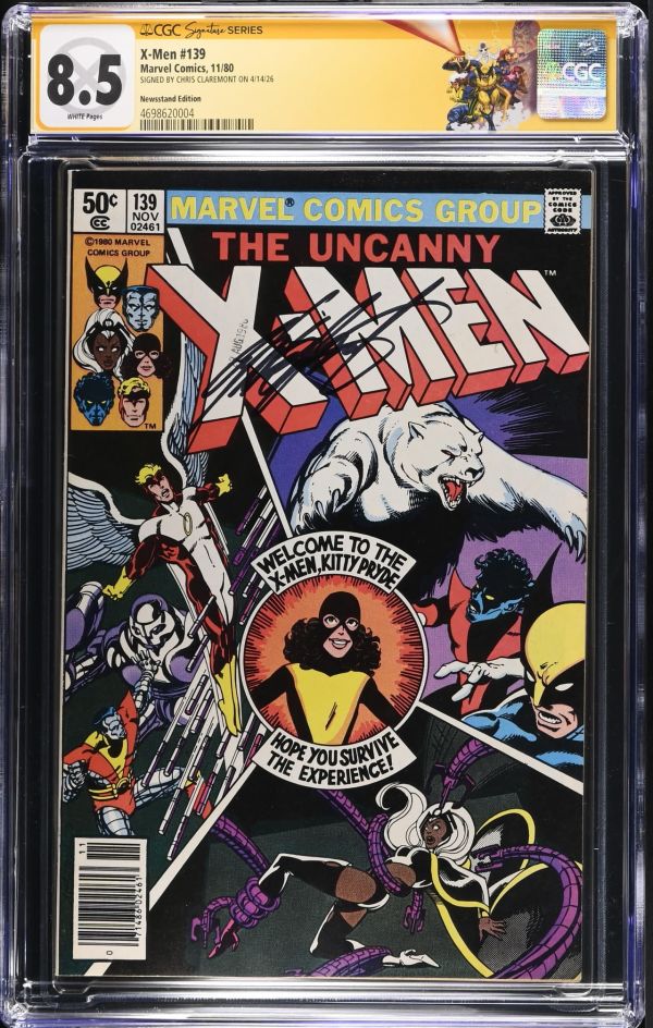 Image for X-Men #139 CGC 8.5 Signed by Chris Claremont