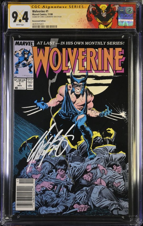 Image for Wolverine #1 CGC 9.4 Signed by Chris Claremont