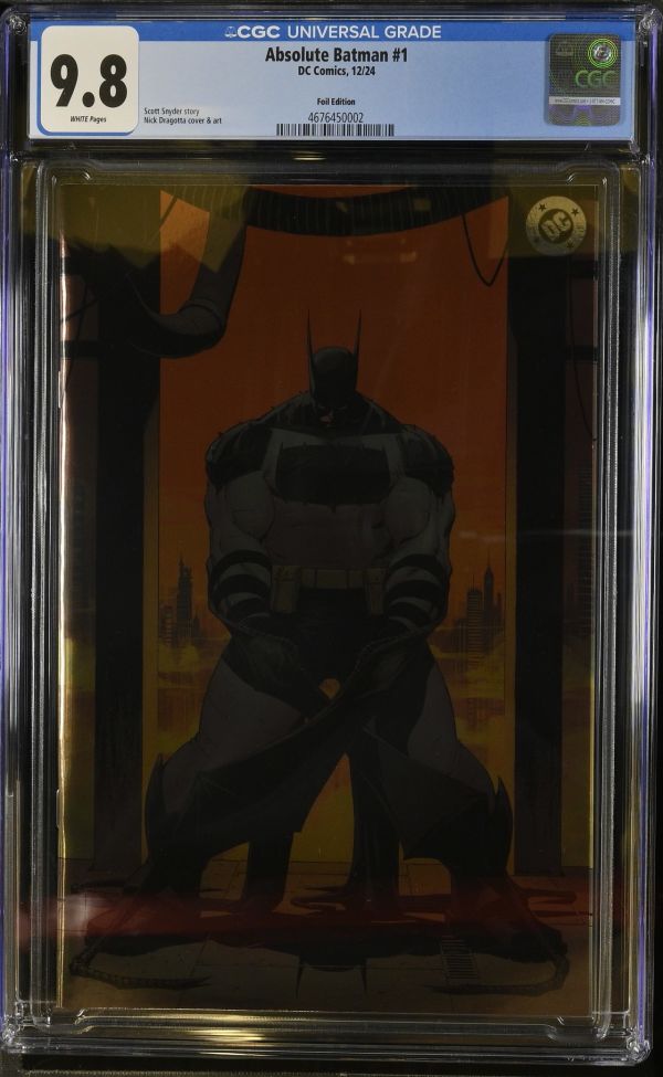 Image for Absolute Batman #1 CGC 9.8 Foil Edition