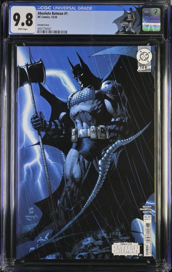 Image for Absolute Batman #1 Variant Cover CGC 9.8