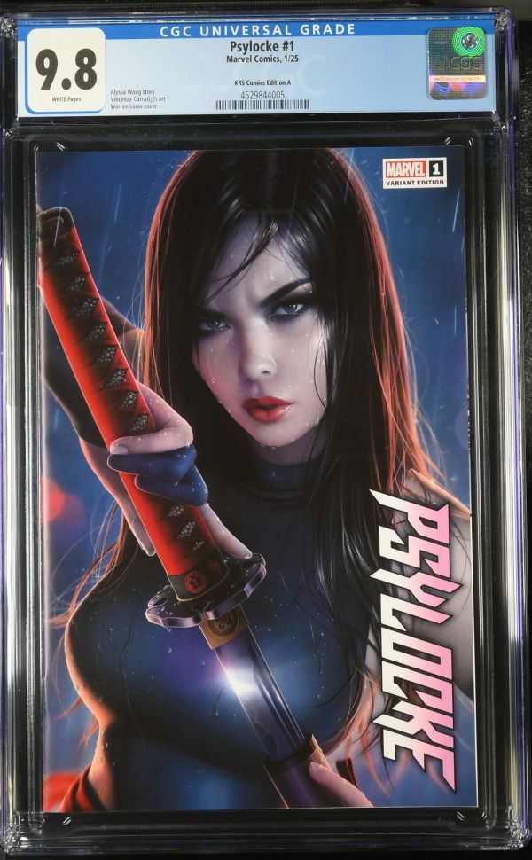 Image for Psylocke #1 KRS Comics Edition A CGC 9.8