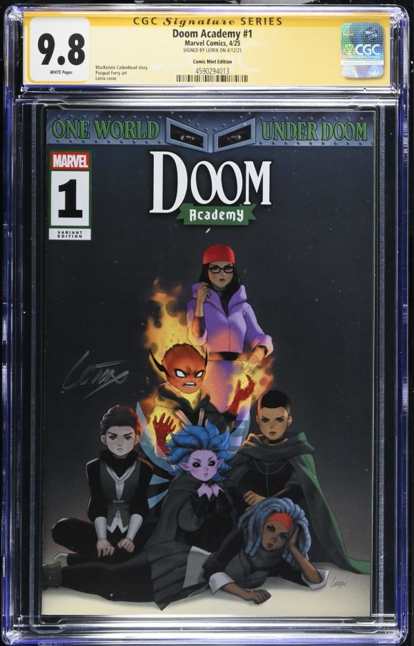 Image for Doom Academy #1 CGC 9.8 Signed by Leirix