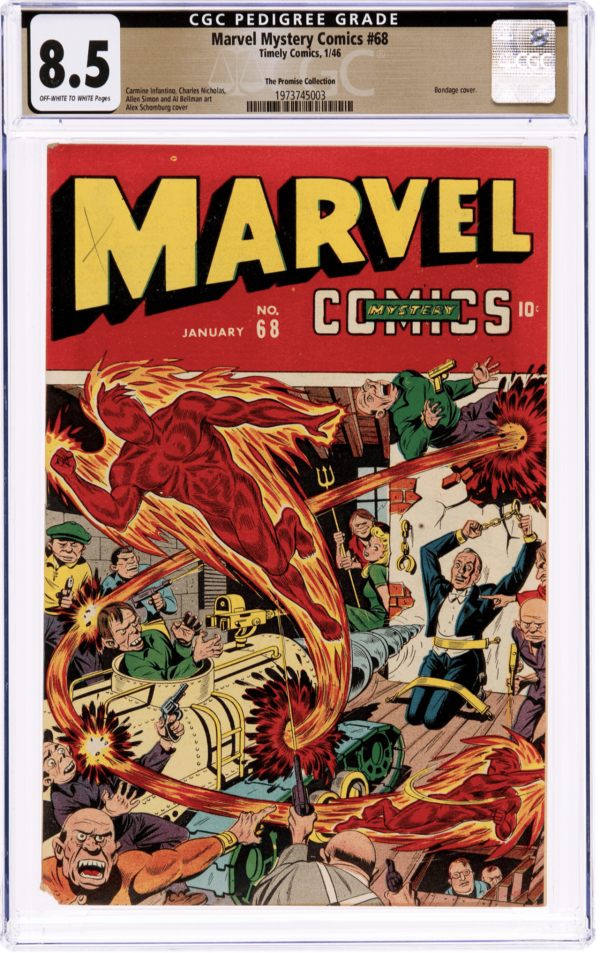 Image for Marvel Mystery Comics #68 CGC 8.5