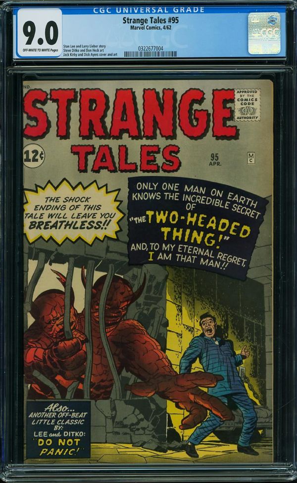 Image for Strange Tales #95 CGC 9.0