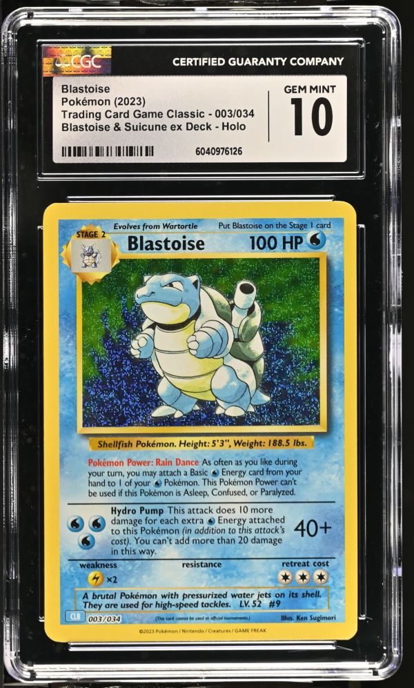 Image for Blastoise #003/034 CGC GEM MINT 10