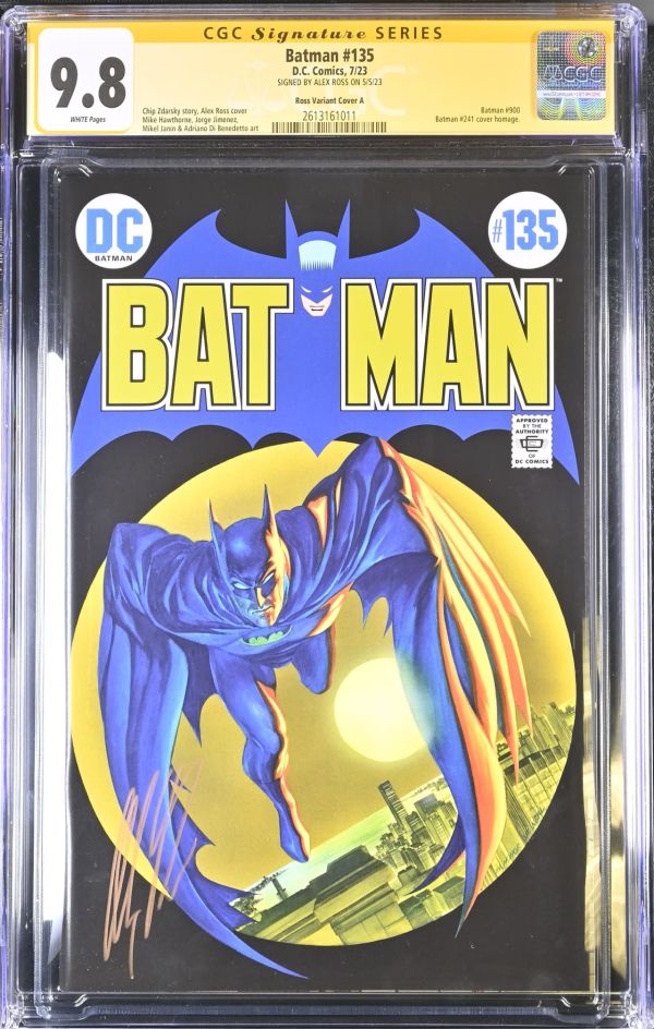 Image for Batman #135 CGC 9.8 Signed by Alex Ross
