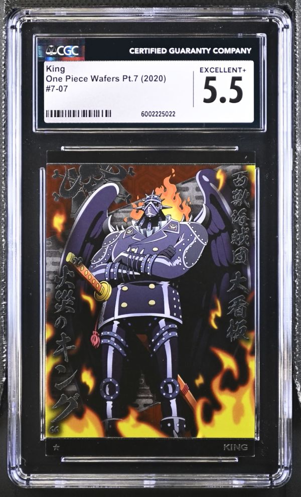 King #7-07 One Piece Wafers Pt.7 CGC 5.5 Graded Cards | Raremarq