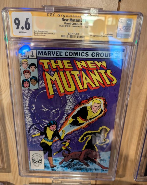 Image for New Mutants #1 CGC 9.6 Signed by Chris Claremont