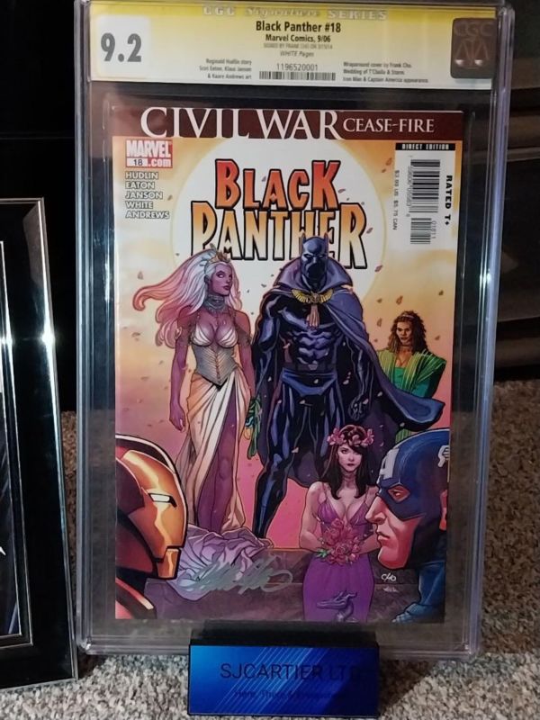 Image for Black Panther #18 CGC 9.2 Signed by Frank Cho