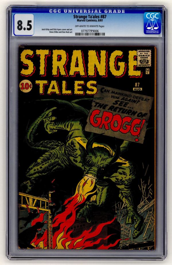 Image for Strange Tales #87 CGC 8.5