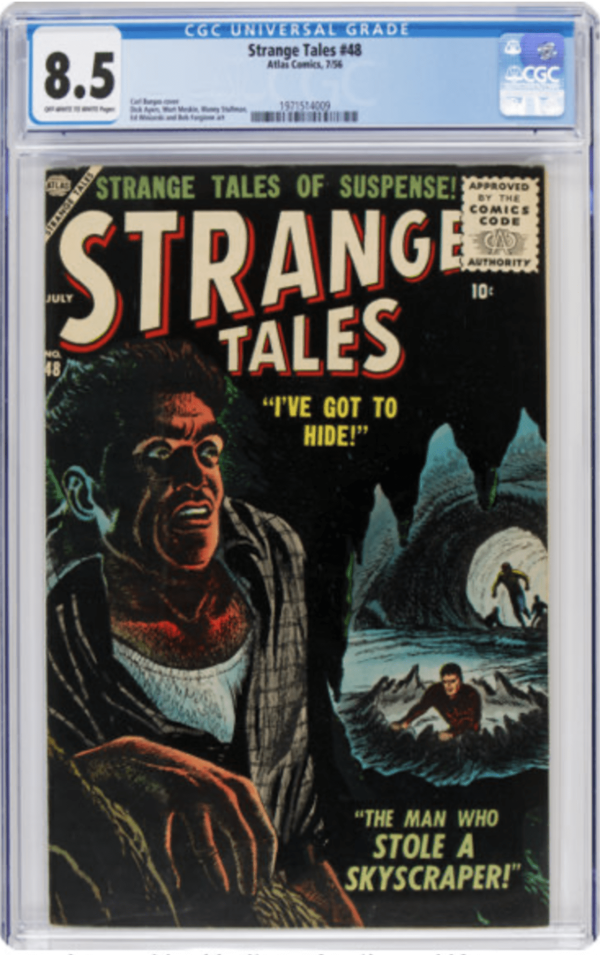 Image for Strange Tales #48 CGC 8.5