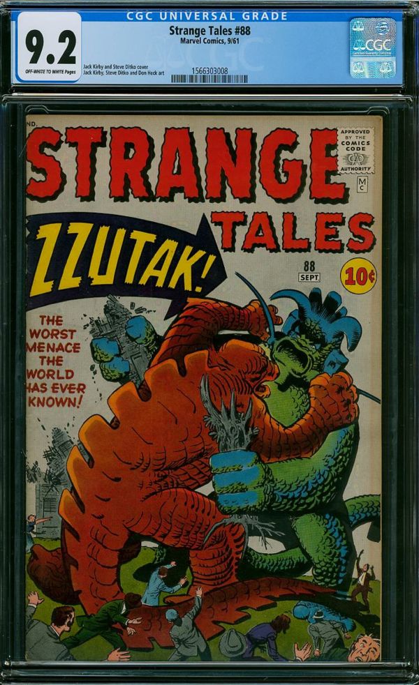 Image for Strange Tales #88 CGC 9.2