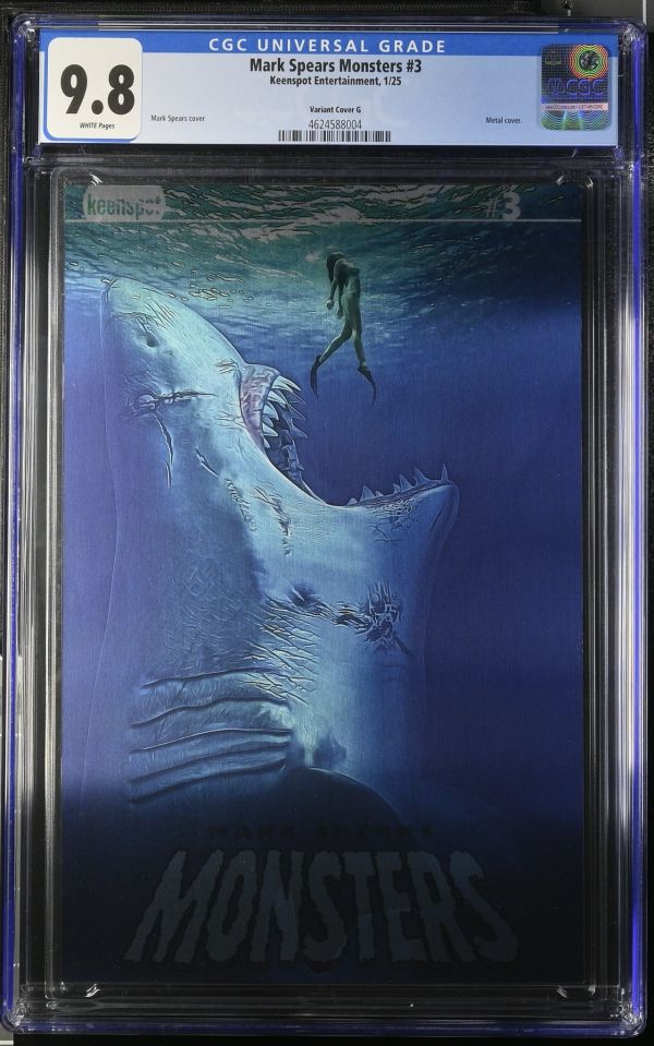 Image for Mark Spears Monsters #3 | Variant Cover G | CGC 9.8 | UniversalMetal cover.Mark Spears cover