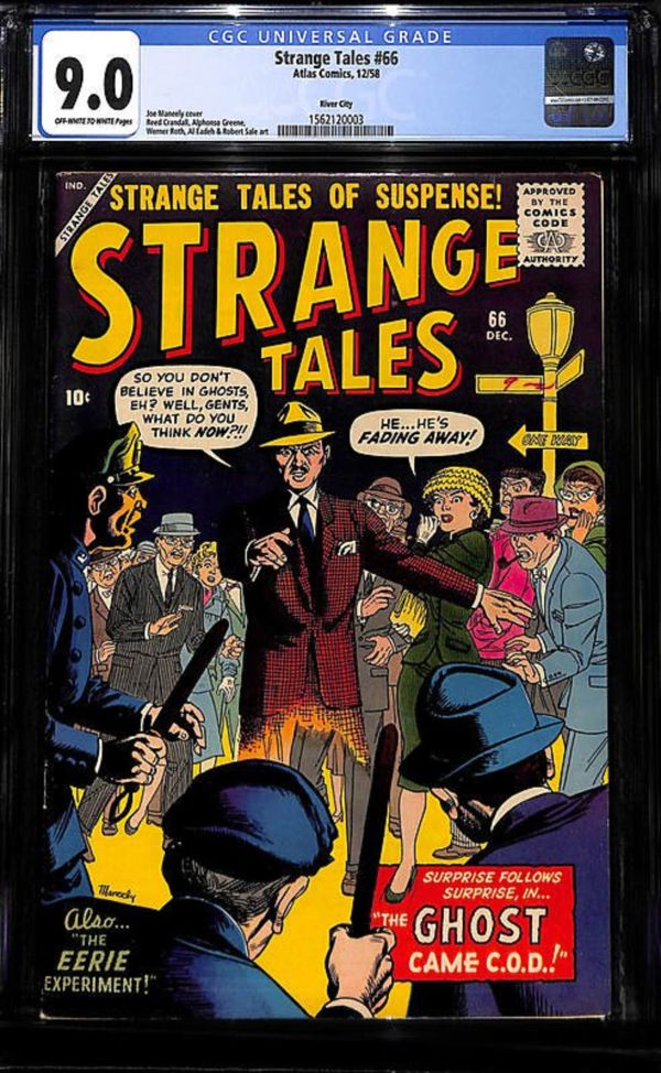 Image for Strange Tales #66 CGC 9.0