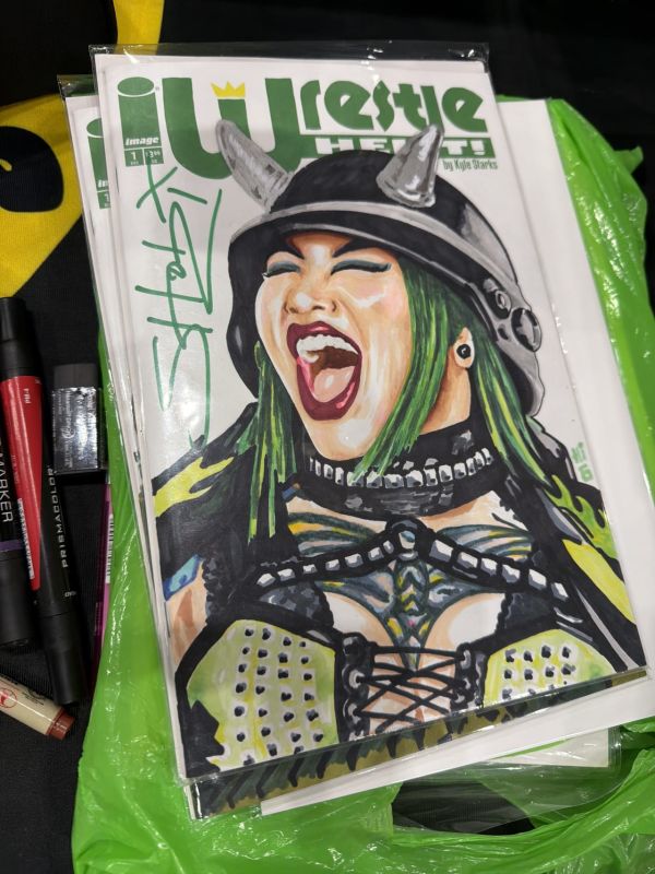 Image for Signed Shotzi Blackheart sketch cover 