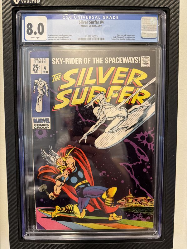 Image for Silver Surfer #4 CGC 8.0
