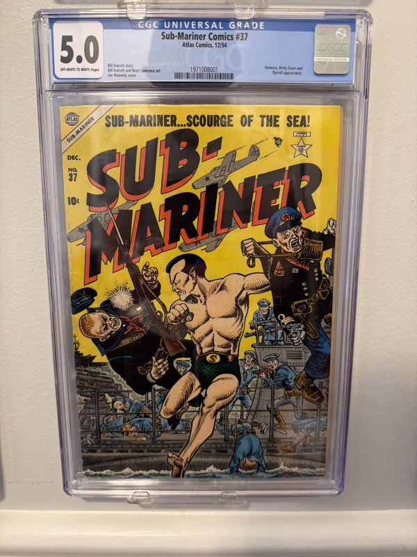 Image for Sub-Mariner Comics #37 CGC 5.0