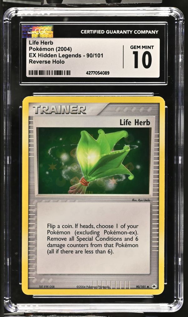 Image for Life Herb #90/101 EX Hidden Legends CGC 10