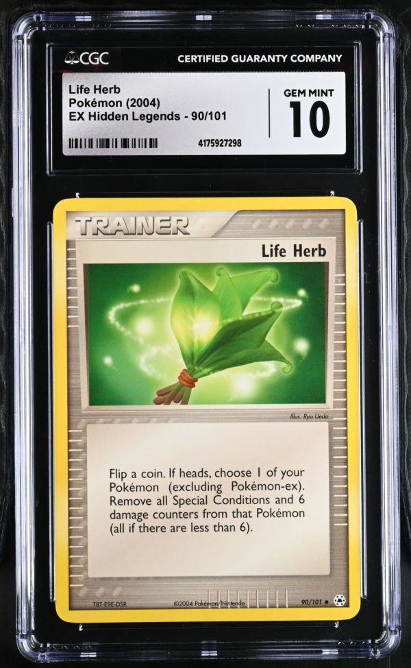 Image for Life Herb #90/101 CGC 10 EX Hidden Legends