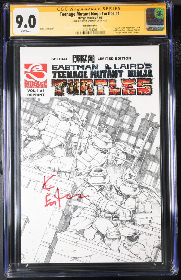 Image for Teenage Mutant Ninja Turtles #1 CGC 9.0 Signed by Kevin Eastman