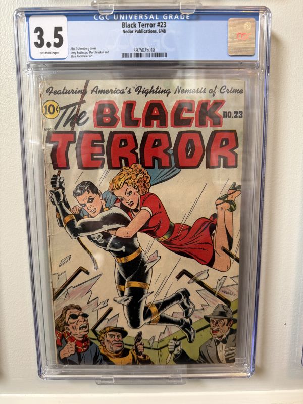 Image for Black Terror #23 CGC 3.5