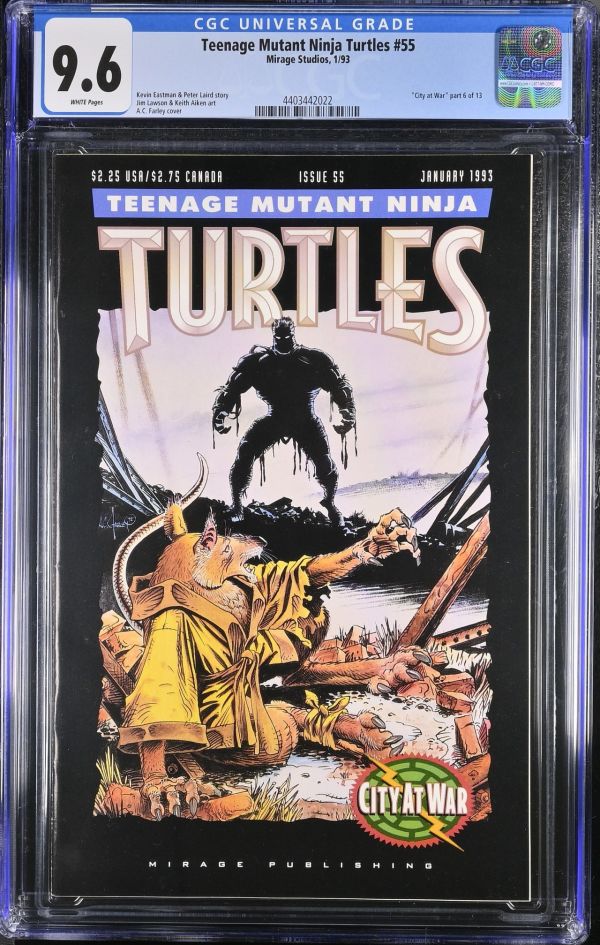 Image for Teenage Mutant Ninja Turtles #55 CGC 9.6