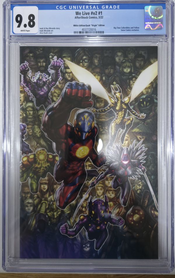 Image for We Live #2 #1 Quah Virgin Edition CGC 9.8
