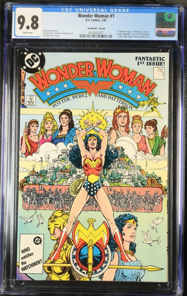 Image for Wonder Woman #1  - CGC 9.8  - "RARE No Month" Variant