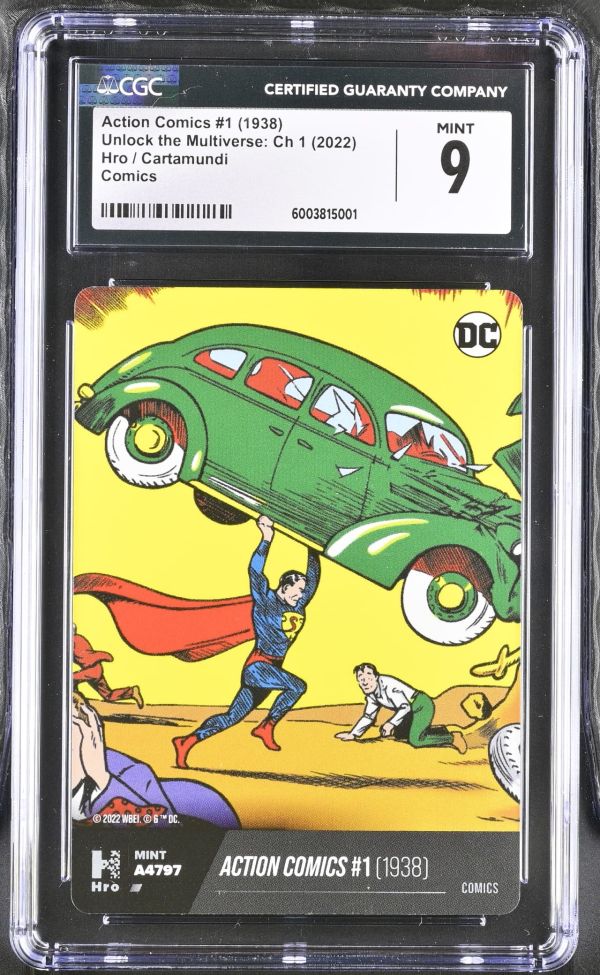 Image for Action Comics #1 (1938) HRO Unlock the Multiverse Ch 1 CGC 9