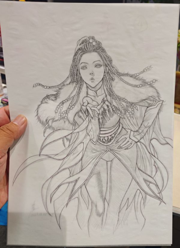Image for Dark Knights of Steel: Allwinter #1 Original Cover Art by Homare