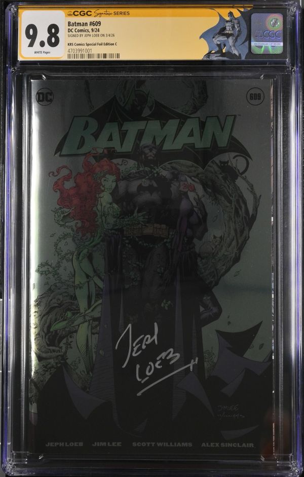 Image for Batman #609 CGC 9.8 Signed by Jeph Loeb