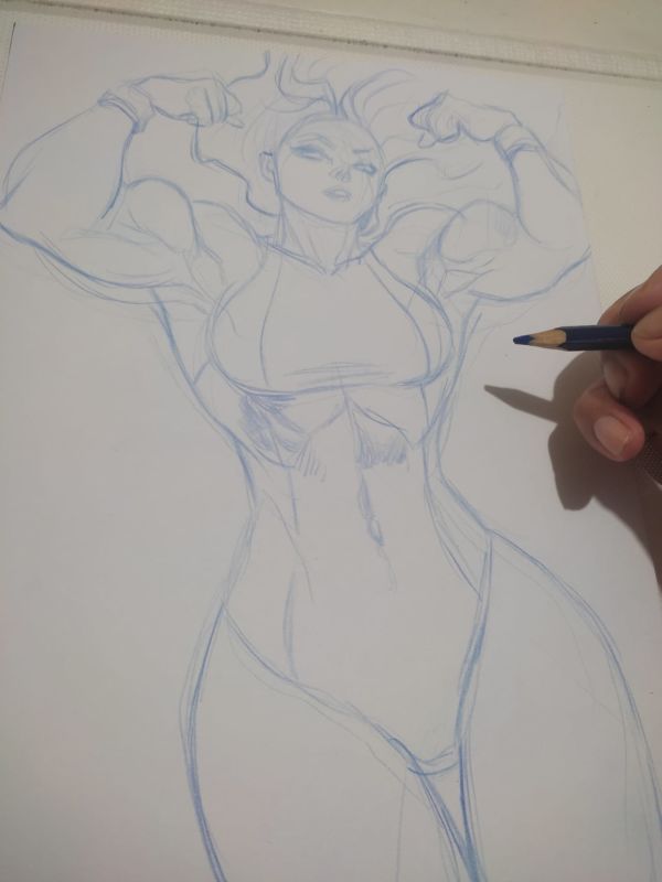 Image for Blue colored pencil Layout 