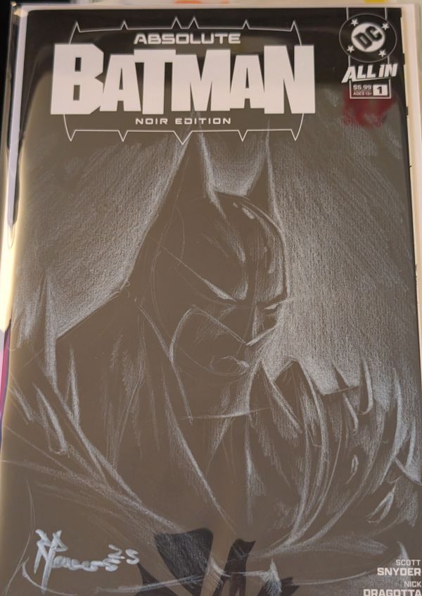 Image for Absolute Batman Noir Sketch by DefShogun