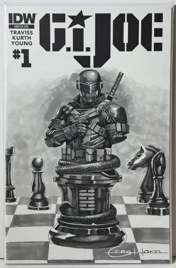 Image for Snake Eyes sketch by Greg Horn