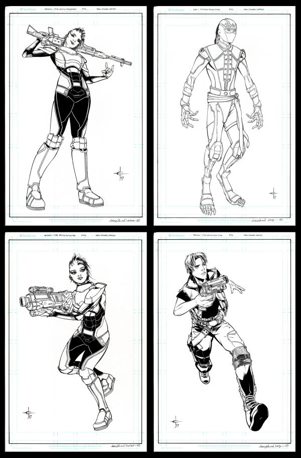 Image for Ready Player One  Merchandising Art 4 Pieces by Drew Edward Johnson