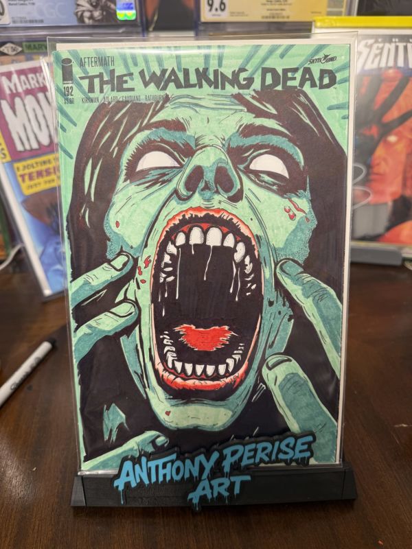 Image for The Walking Dead #192 Blank Variant Zombie Sketch Cover