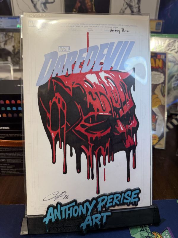 Image for Daredevil #1 (2026) Blank Variant Daredevil Season 1 Intro Homage
