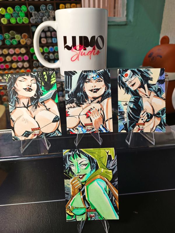 Image for Set_4 SketchCard  Warriors 2° by Ed Bilas