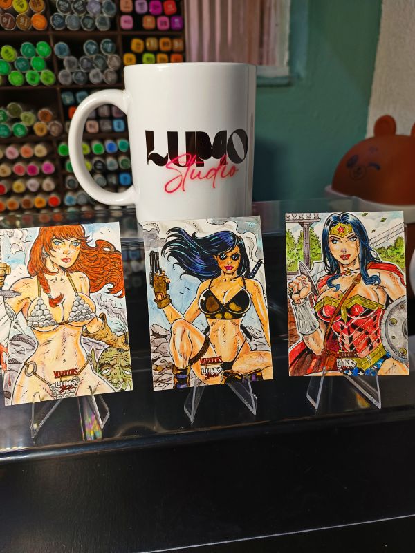 Image for Set Sketchcards Warriors  2° by Jay Motta