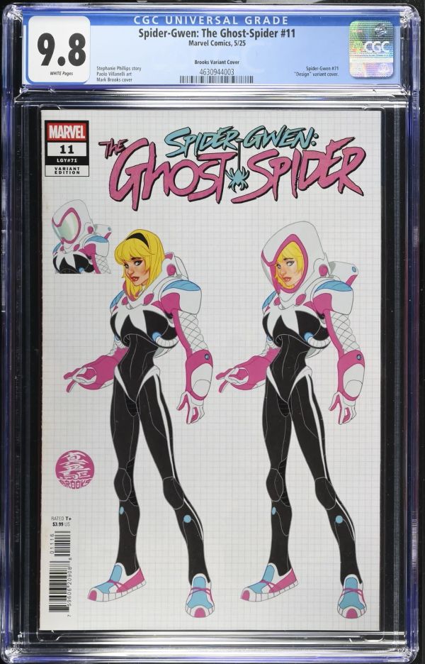 Image for Spider-Gwen: The Ghost-Spider #11 CGC 9.8 Brooks Variant