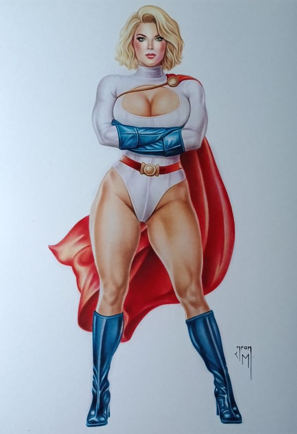 Image for Power Girl Pin Up