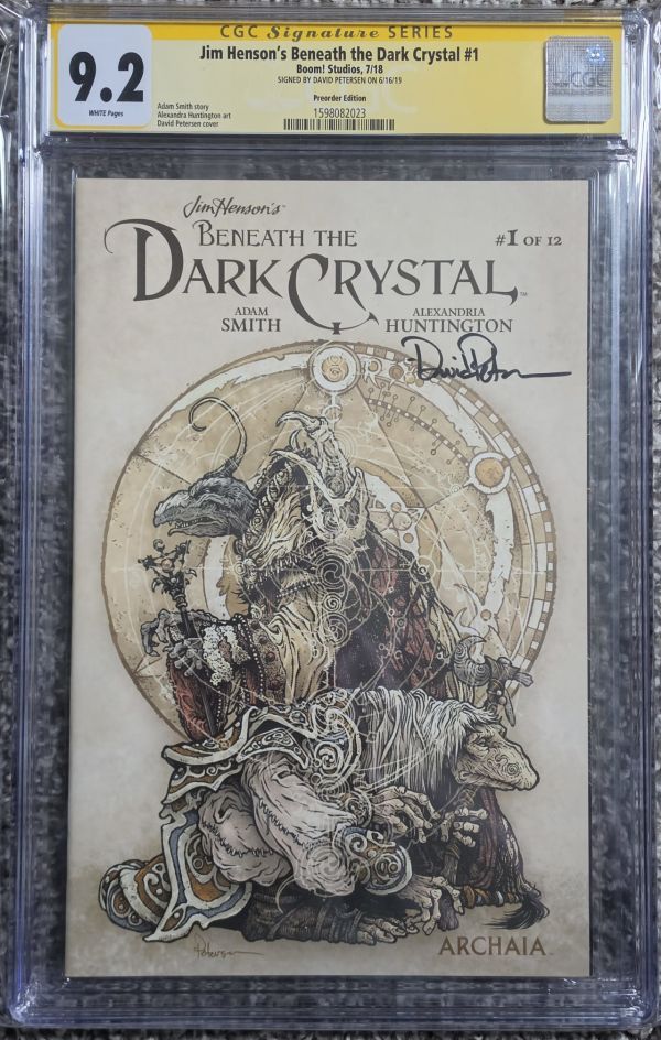 Image for Jim Henson's Beneath the Dark Crystal #1 CGC 9.2 Signed by David Petersen