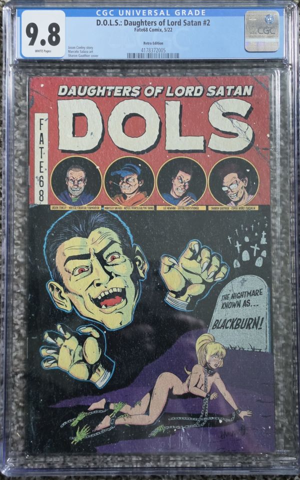 Image for D.O.L.S.: Daughters of Lord Satan #2 CGC 9.8 Retro Edition