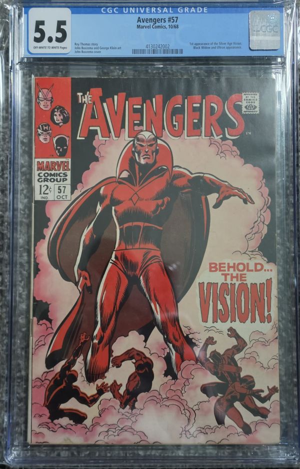 Image for Avengers #57 CGC 5.5